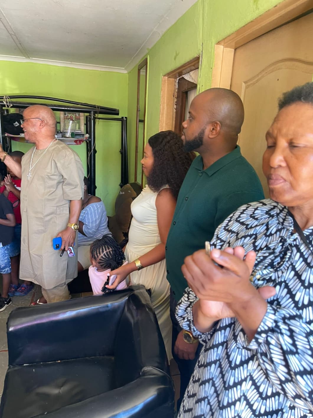 Sharing love with the children